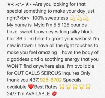 , 24  female escort, Toronto