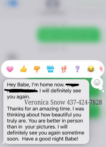 veronica snow, 19 Caucasian/White female escort, Toronto